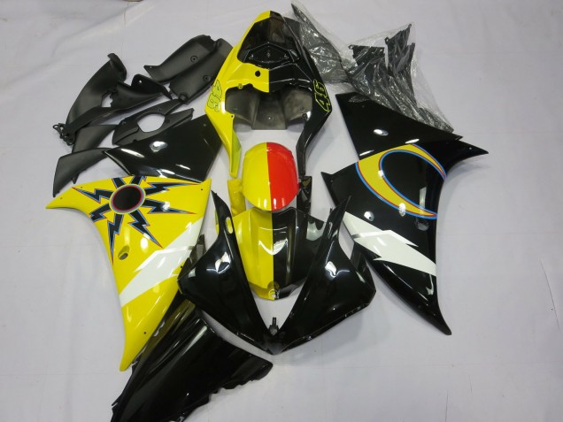 2012-2014 Yellow 46 Yamaha R1 Motorcycle Fairings 2012-2014 Yellow 46 Yamaha R1 Motorcycle Fairings