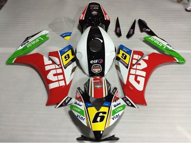 2012-2016 6 Givi Red Honda CBR1000RR Motorcycle Fairings 2012-2016 6 Givi Red Honda CBR1000RR Motorcycle Fairings