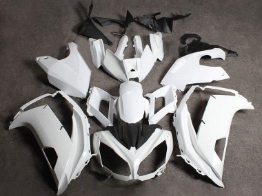 2012-2016 White Kawasaki Ninja 650R Motorcycle Fairings