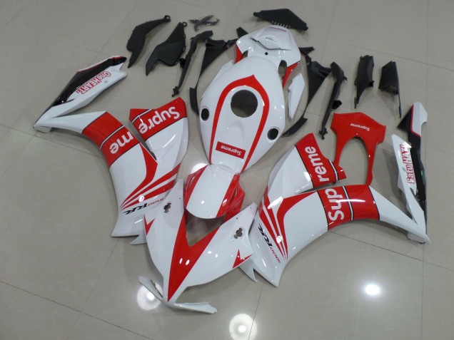 2012-2016 White Supreme Honda CBR1000RR Motorcycle Fairings