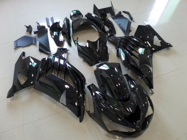 2012-2021 Gloss Black Kawasaki ZX14R Motorcycle Fairings