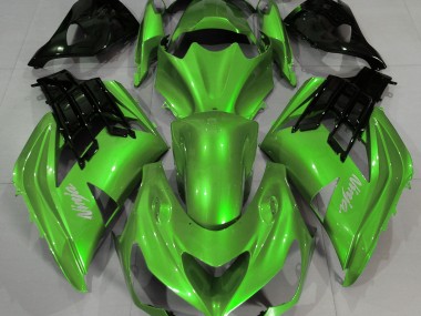 2012-2021 Liquid Green Kawasaki ZX14R Motorcycle Fairings