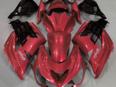 2012-2021 Vibrant Red Kawasaki ZX14R Motorcycle Fairings