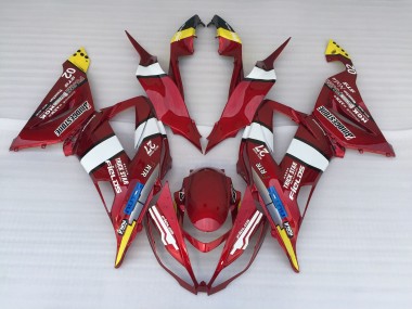 2013-2018 Candy Apple Kawasaki ZX6R Motorcycle Fairings