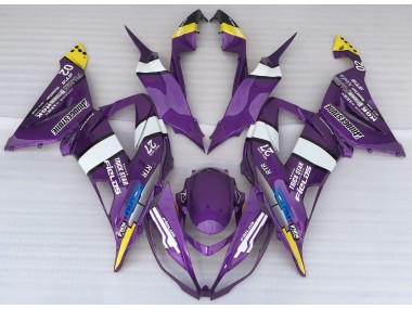 2013-2018 Purple Logo Style Kawasaki ZX6R Motorcycle Fairings