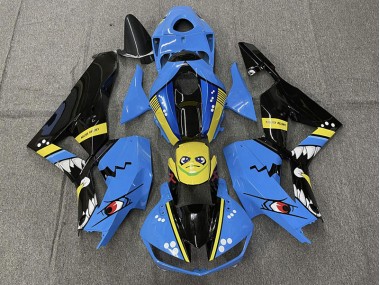 2013-2023 Blue Shark Honda CBR600RR Motorcycle Fairings