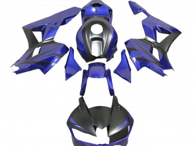 2013-2023 Deep Blue and Matte Black Honda CBR600RR Motorcycle Fairings