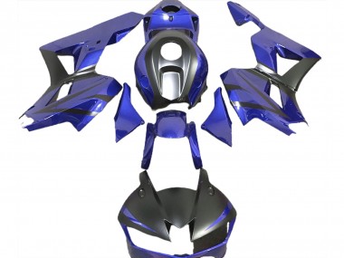 2013-2023 Deep Blue and Matte Black Honda CBR600RR Motorcycle Fairings