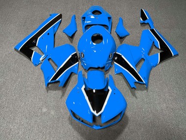 2013-2023 Gloss Light Blue and Black Honda CBR600RR Motorcycle Fairings