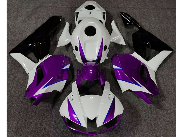 2013-2023 Gloss Purple White and Blue Honda CBR600RR Motorcycle Fairings 2013-2023 Gloss Purple White and Blue Honda CBR600RR Motorcycle Fairings