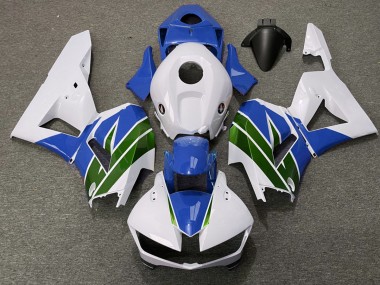 2013-2023 Green and Blue Gloss Honda CBR600RR Motorcycle Fairings