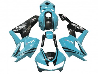 2013-2023 Light Blue & Logos Honda CBR600RR Motorcycle Fairings