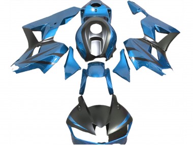 2013-2023 Light Blue and Matte Black Honda CBR600RR Motorcycle Fairings