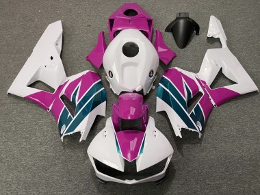 2013-2023 Pink and Emerald Gloss Honda CBR600RR Motorcycle Fairings