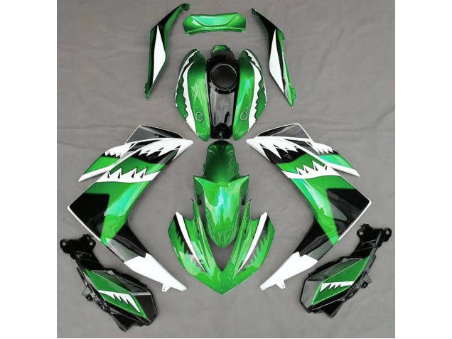 2015-2018 Green Shark Yamaha R3 Motorcycle Fairings 2015-2018 Green Shark Yamaha R3 Motorcycle Fairings