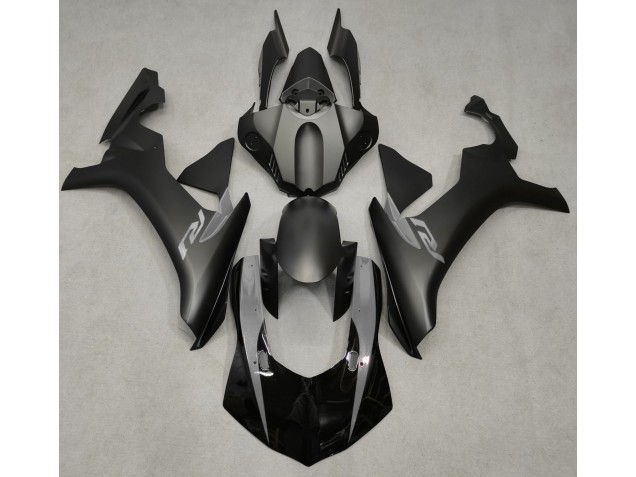 2015-2019 Matte Black & Grey Yamaha R1 Motorcycle Fairings