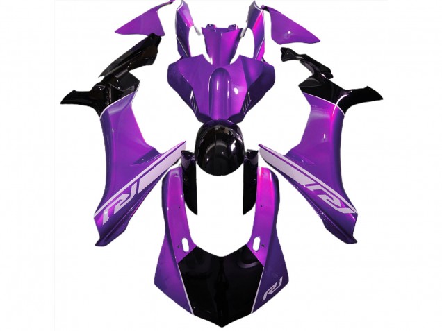 2015-2019 Mood Purple and Black Yamaha R1 Motorcycle Fairings 2015-2019 Mood Purple and Black Yamaha R1 Motorcycle Fairings
