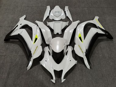 2016-2019 Deep Pearl White Kawasaki ZX10R Motorcycle Fairings