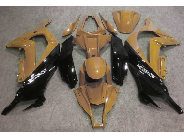 2016-2019 Desert Tan and Black Kawasaki ZX10R Motorcycle Fairings