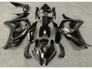 2016-2019 Satin Black & Grey Kawasaki ZX10R Motorcycle Fairings