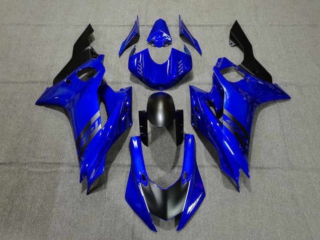 2017-2021 Blue and Black Yamaha R6 Motorcycle Fairings 2017-2021 Blue and Black Yamaha R6 Motorcycle Fairings