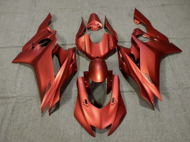 2017-2021 Matte Red Yamaha R6 Motorcycle Fairings