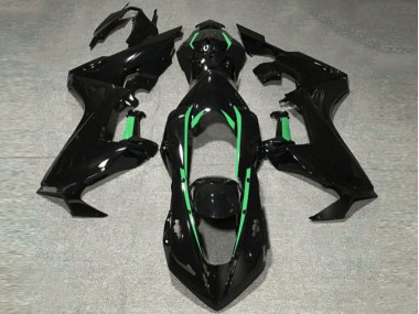 2017-2023 Gloss Black & Forest Green Lining Honda CBR1000RR Motorcycle Fairings
