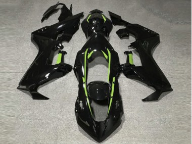 2017-2023 Gloss Black & Lime Green Lining Honda CBR1000RR Motorcycle Fairings