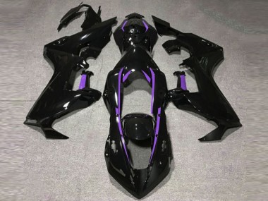 2017-2023 Gloss Black & Purple Lining Honda CBR1000RR Motorcycle Fairings