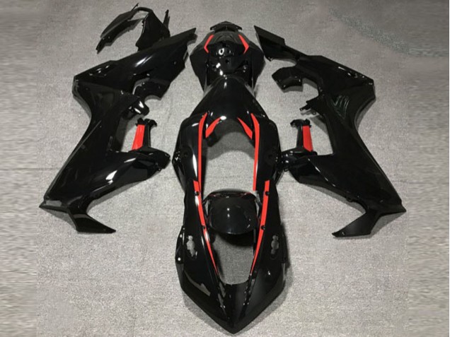 2017-2023 Gloss Black W Red Lining Honda CBR1000RR Motorcycle Fairings 2017-2023 Gloss Black W Red Lining Honda CBR1000RR Motorcycle Fairings