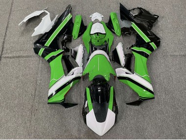 2017-2023 Gloss Green White and Black Honda CBR1000RR Motorcycle Fairings