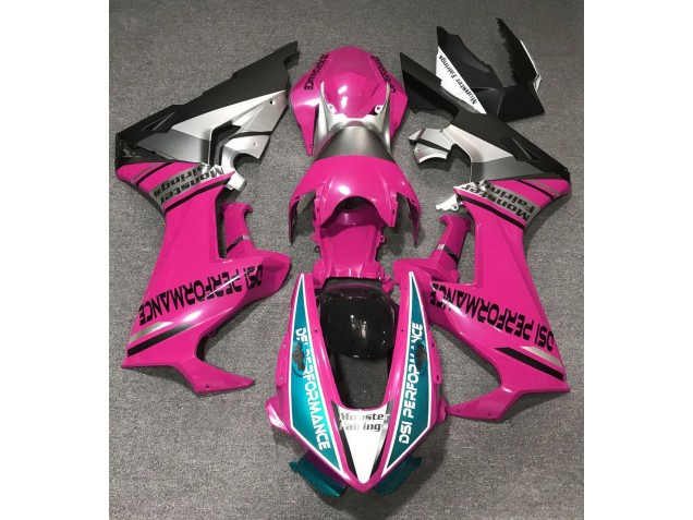 2017-2023 Gloss Pink & Light Blue Honda CBR1000RR Motorcycle Fairings