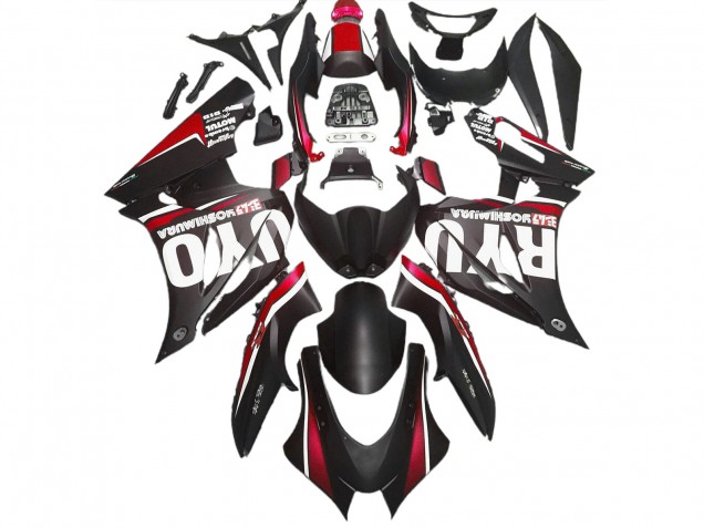 2017-2023 Matte Black & Red Suzuki GSXR 1000 Motorcycle Fairings 2017-2023 Matte Black & Red Suzuki GSXR 1000 Motorcycle Fairings