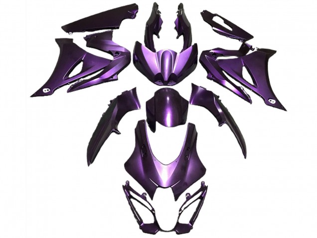 2017-2023 Matte Purple Suzuki GSXR 1000 Motorcycle Fairings 2017-2023 Matte Purple Suzuki GSXR 1000 Motorcycle Fairings