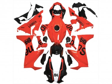 2017-2023 Red Street Flava Honda CBR1000RR Motorcycle Fairings