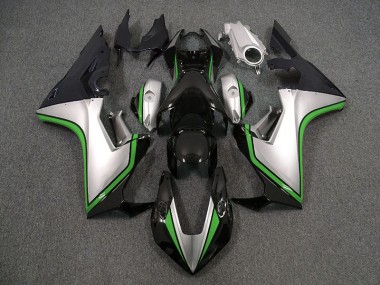 2017-2023 Silver and Black & Green Honda CBR1000RR Motorcycle Fairings
