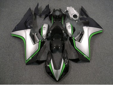 2017-2023 Silver and Black & Green Honda CBR1000RR Motorcycle Fairings