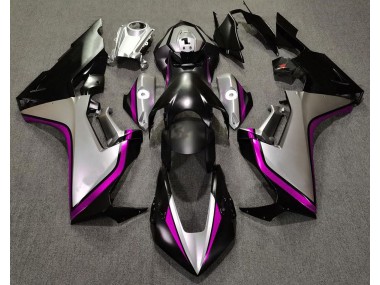 2017-2023 Silver and Black & Pink Honda CBR1000RR Motorcycle Fairings